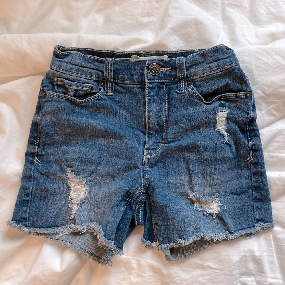 Size 0 High-rise Jean Shorts